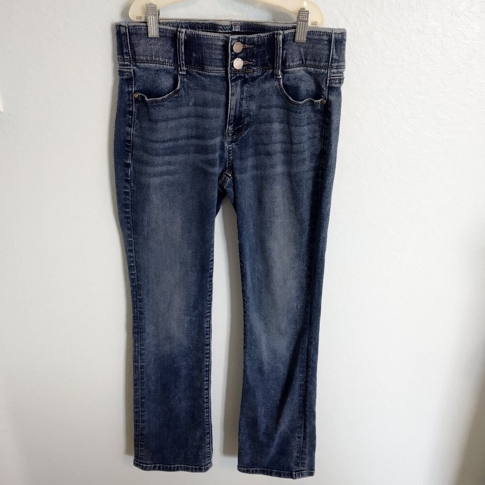Apt. 9 Women's Bootcut Jeans Double Button Elastic Waistband Size 6